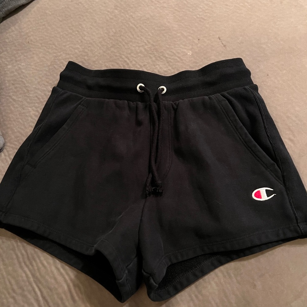 Champion small woman’s black cotton shorts